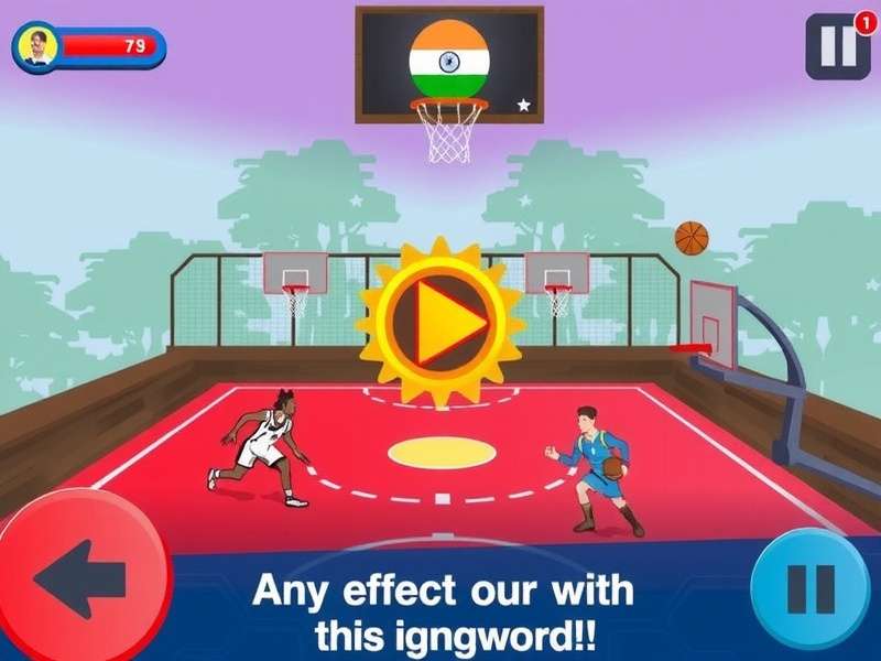 India Hoop Hero Game Screenshot